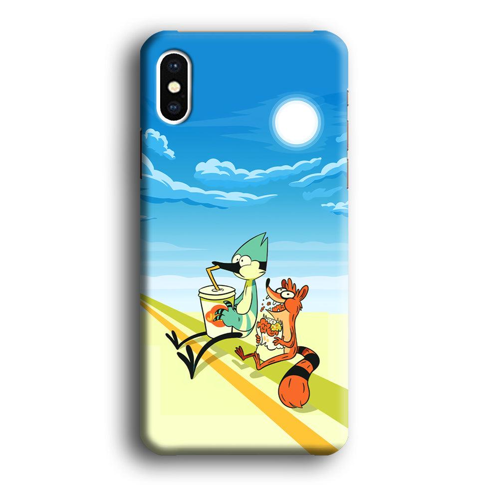 Regular Show Sunny Hot Day iPhone XS Case-Oxvistore