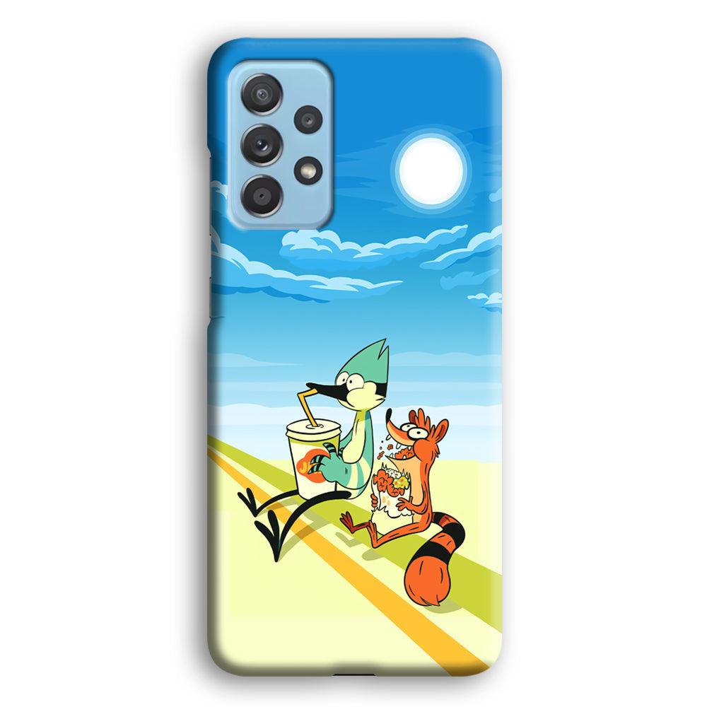 Regular Show Sunny Hot Day Samsung Galaxy A52 Case-Oxvistore