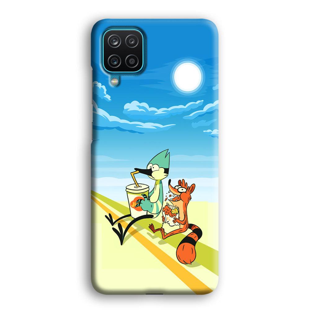 Regular Show Sunny Hot Day Samsung Galaxy A12 Case-Oxvistore