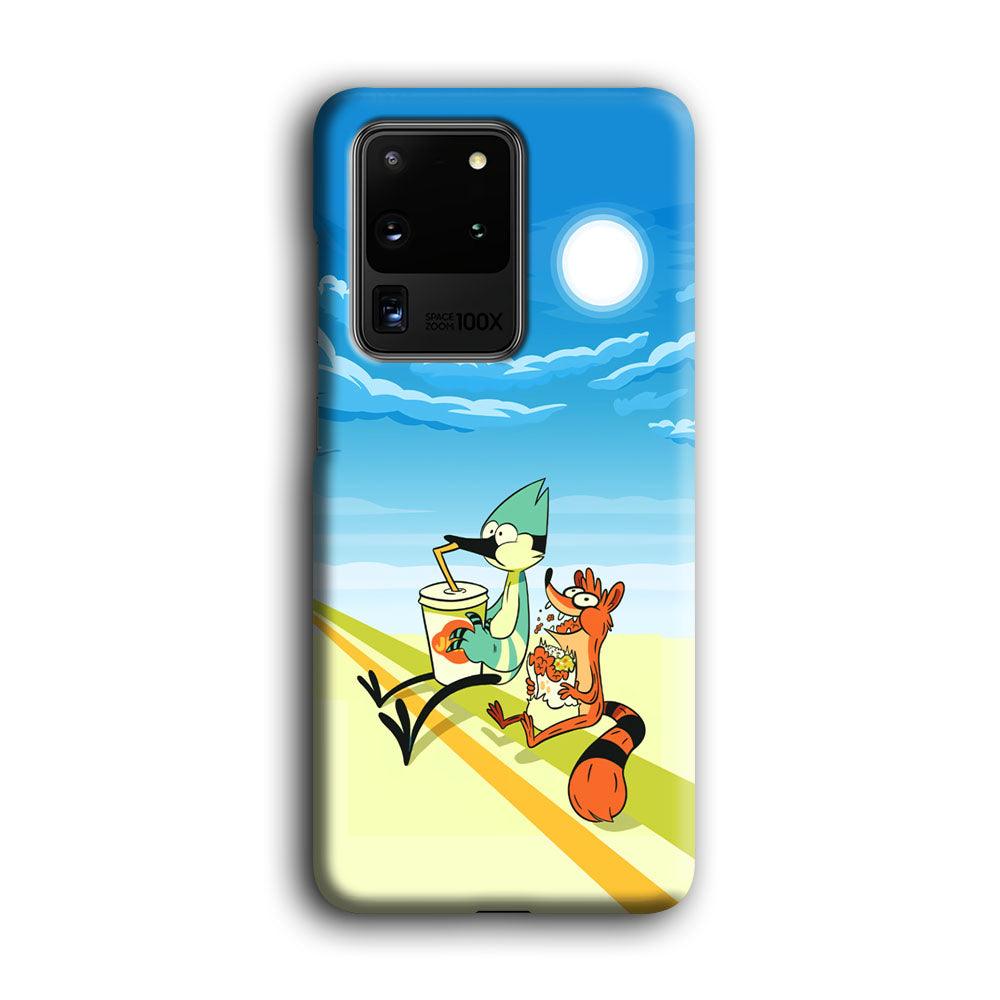 Regular Show Sunny Hot Day Samsung Galaxy S20 Ultra Case-Oxvistore