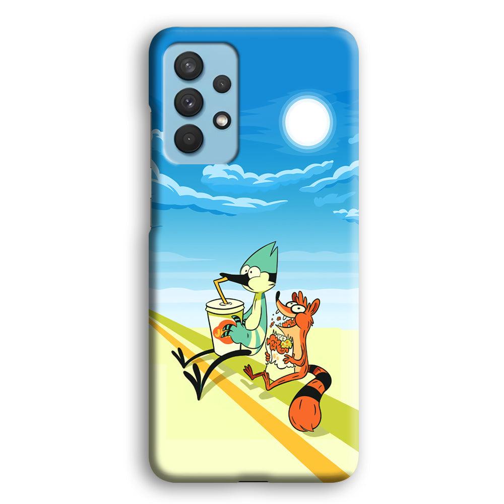 Regular Show Sunny Hot Day Samsung Galaxy A32 Case-Oxvistore