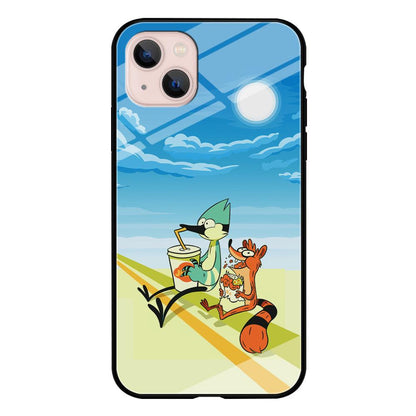 Regular Show Sunny Hot Day iPhone 15 Plus Case-Oxvistore