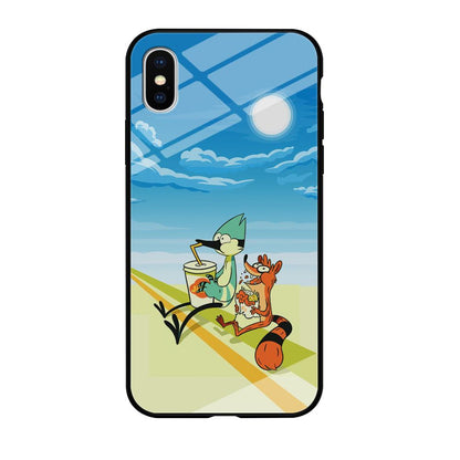 Regular Show Sunny Hot Day iPhone Xs Max Case-Oxvistore