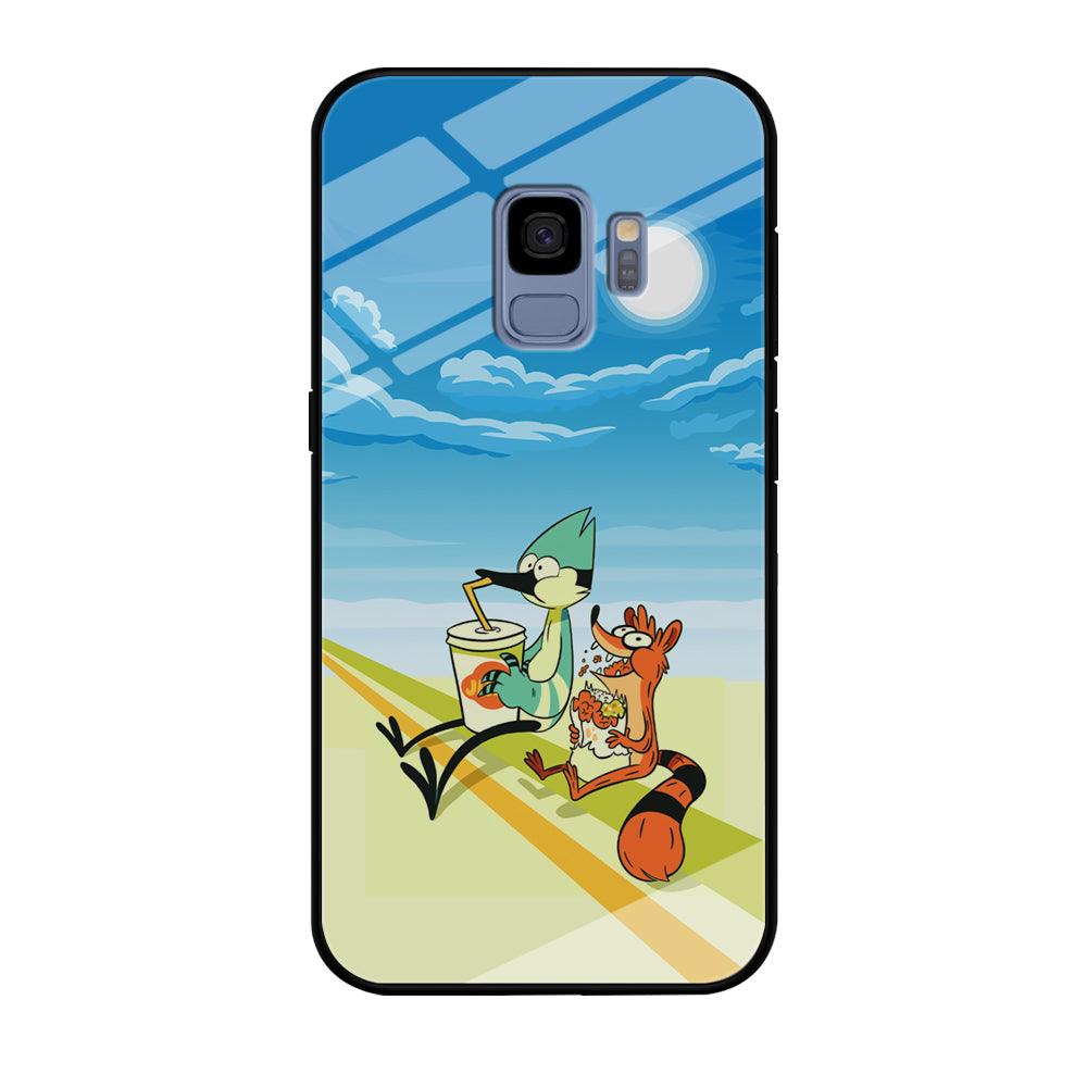 Regular Show Sunny Hot Day Samsung Galaxy S9 Case-Oxvistore