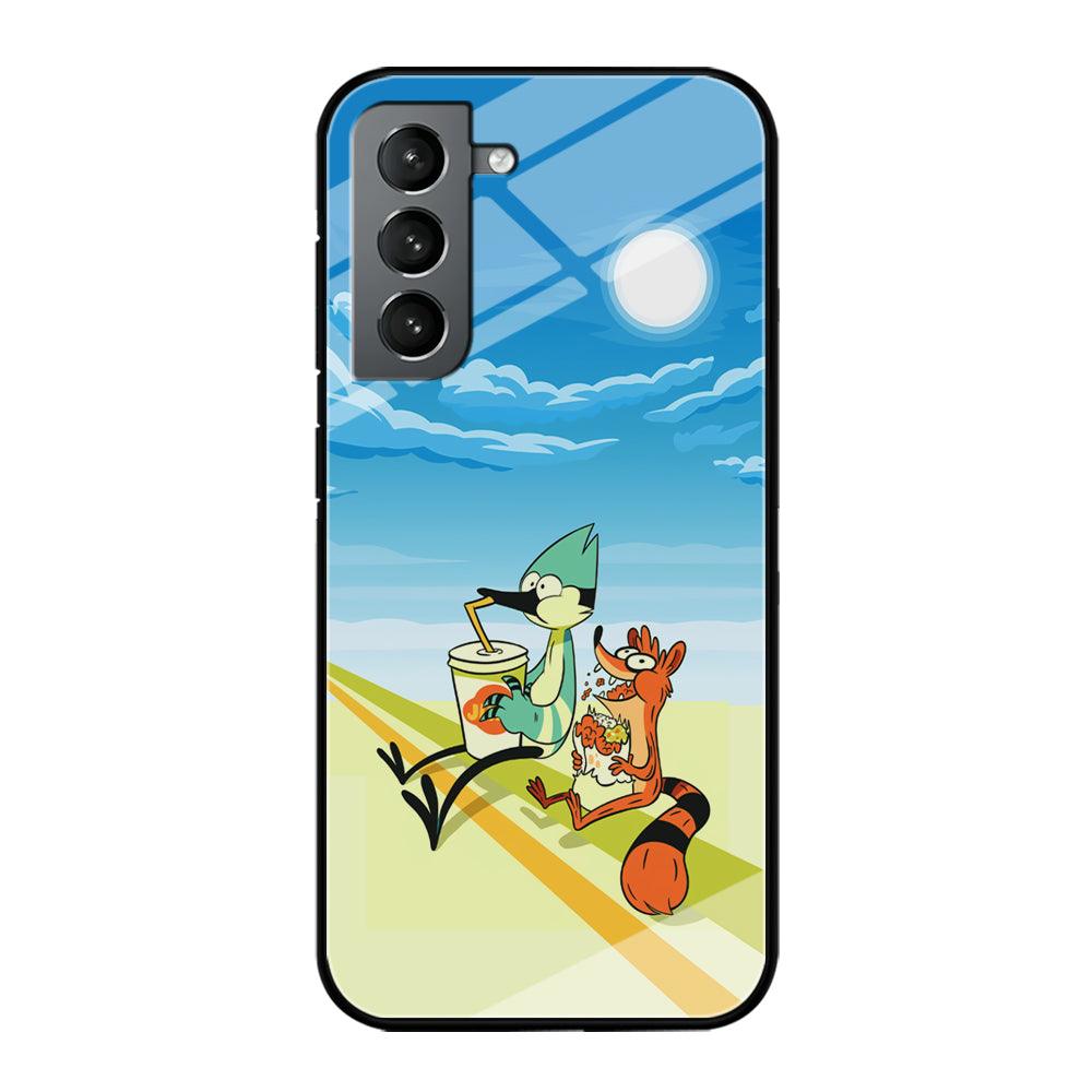 Regular Show Sunny Hot Day Samsung Galaxy S21 Case-Oxvistore