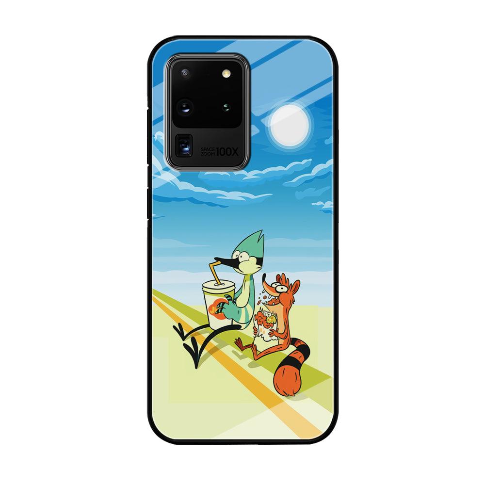 Regular Show Sunny Hot Day Samsung Galaxy S20 Ultra Case-Oxvistore