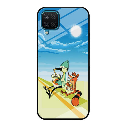 Regular Show Sunny Hot Day Samsung Galaxy A12 Case-Oxvistore