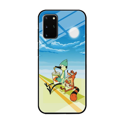 Regular Show Sunny Hot Day Samsung Galaxy S20 Plus Case-Oxvistore