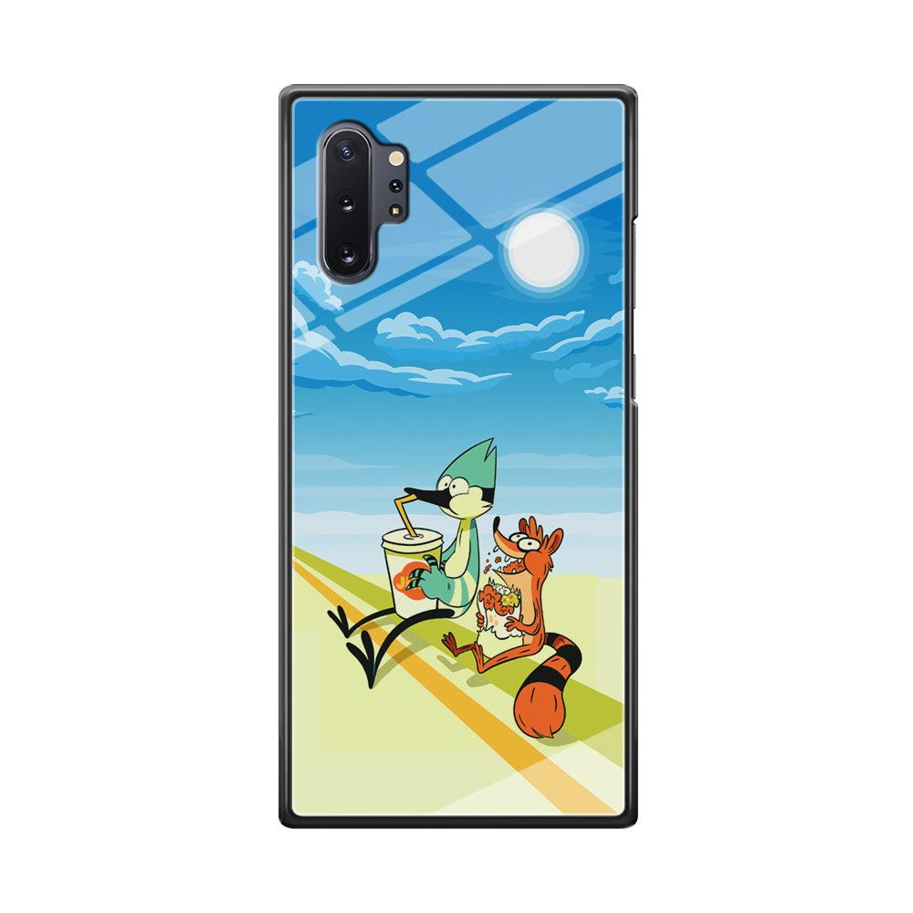 Regular Show Sunny Hot Day Samsung Galaxy Note 10 Plus Case-Oxvistore