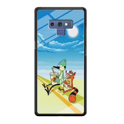 Regular Show Sunny Hot Day Samsung Galaxy Note 9 Case-Oxvistore