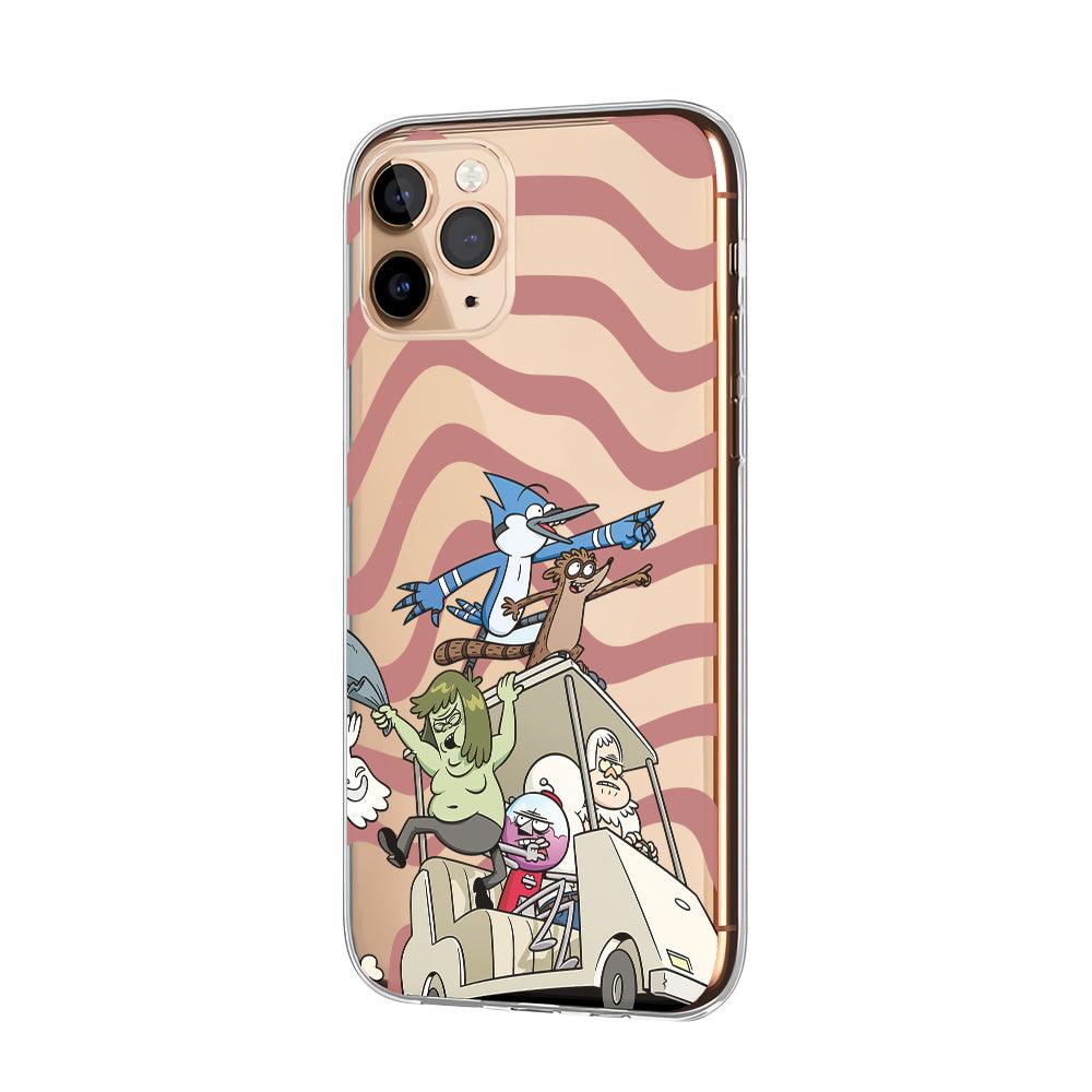 Regular Show Traveling Clear Soft Case-Oxvistore