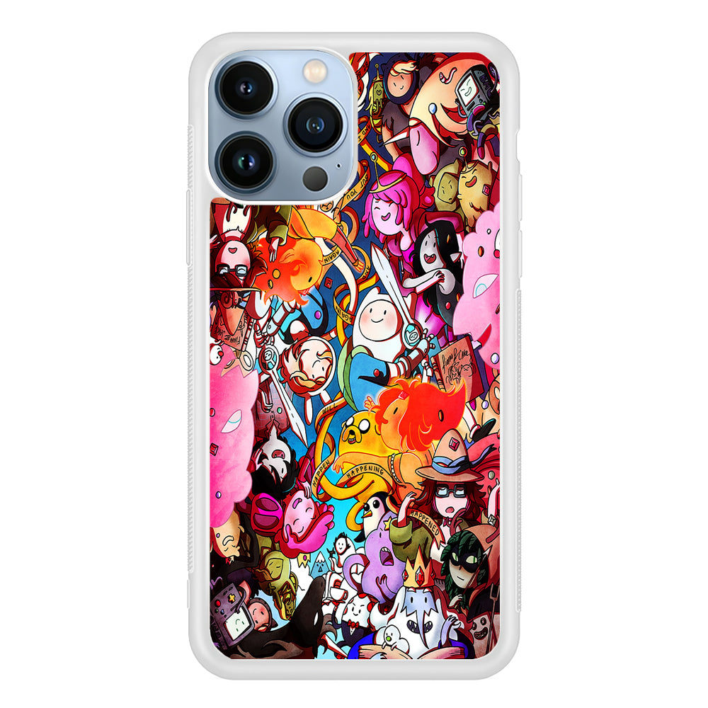 Regular Show and Adventure Time 2D Rubber Phone Case