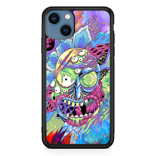 Rick Colour Life iPhone 15 Case-Rubber White (2D Case)-Oxvistore