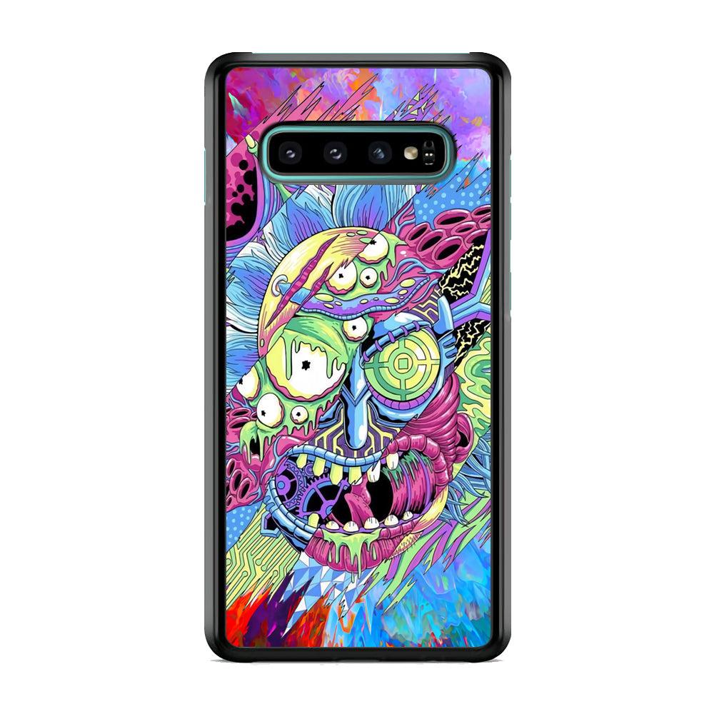 Rick Colour Life Samsung Galaxy S10 Case-Rubber Black (2D Case)-Oxvistore