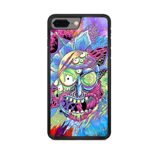Rick Colour Life iPhone 8 Plus Case-Rubber Black (2D Case)-Oxvistore