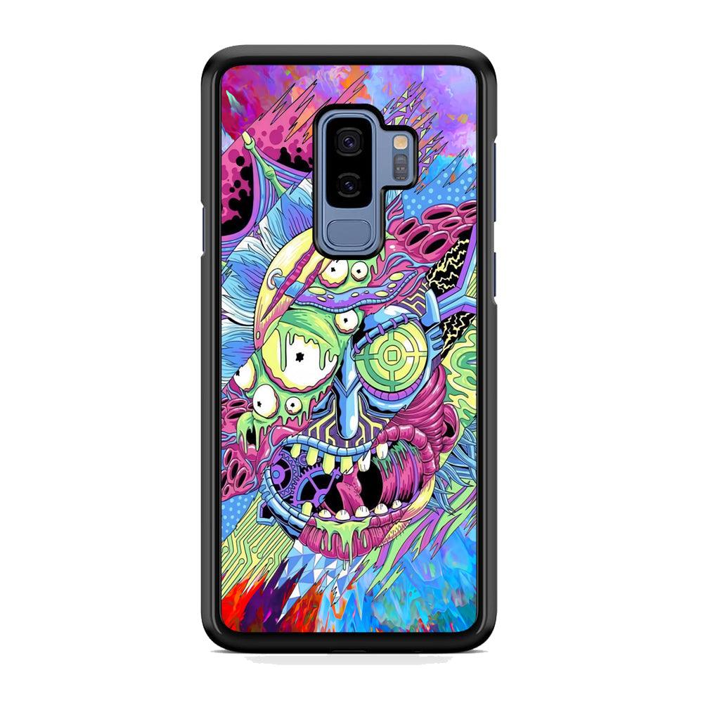 Rick Colour Life Samsung Galaxy S9 Plus Case-Rubber White (2D Case)-Oxvistore