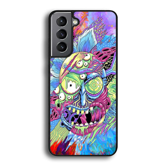 Rick Colour Life Samsung Galaxy S24 Case-Rubber Black (2D Case)-Oxvistore