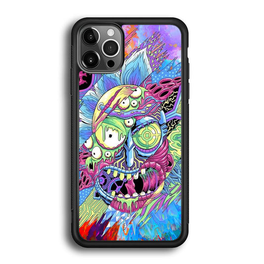 Rick Colour Life iPhone 12 Pro Case-Rubber White (2D Case)-Oxvistore