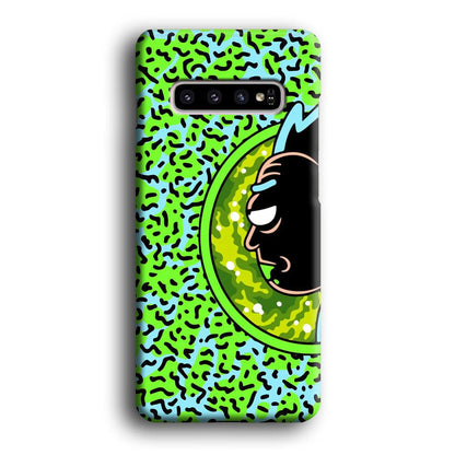 Rick Seriousness Face Samsung Galaxy S10 Case-Oxvistore