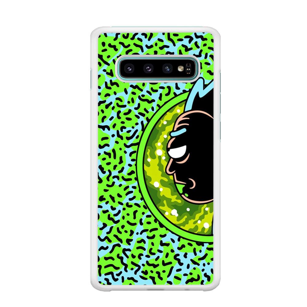 Rick Seriousness Face Samsung Galaxy S10 Case-Oxvistore