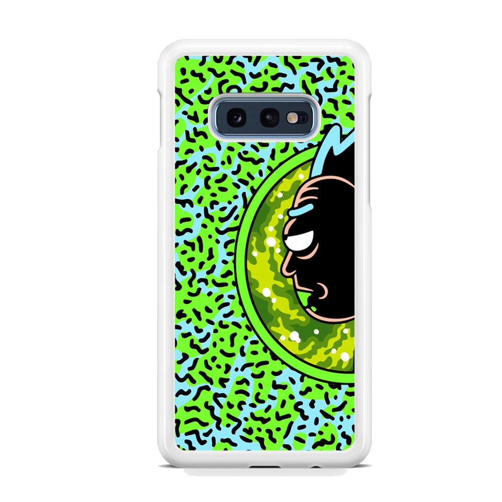 Rick Seriousness Face Samsung Galaxy S10E Case-Oxvistore