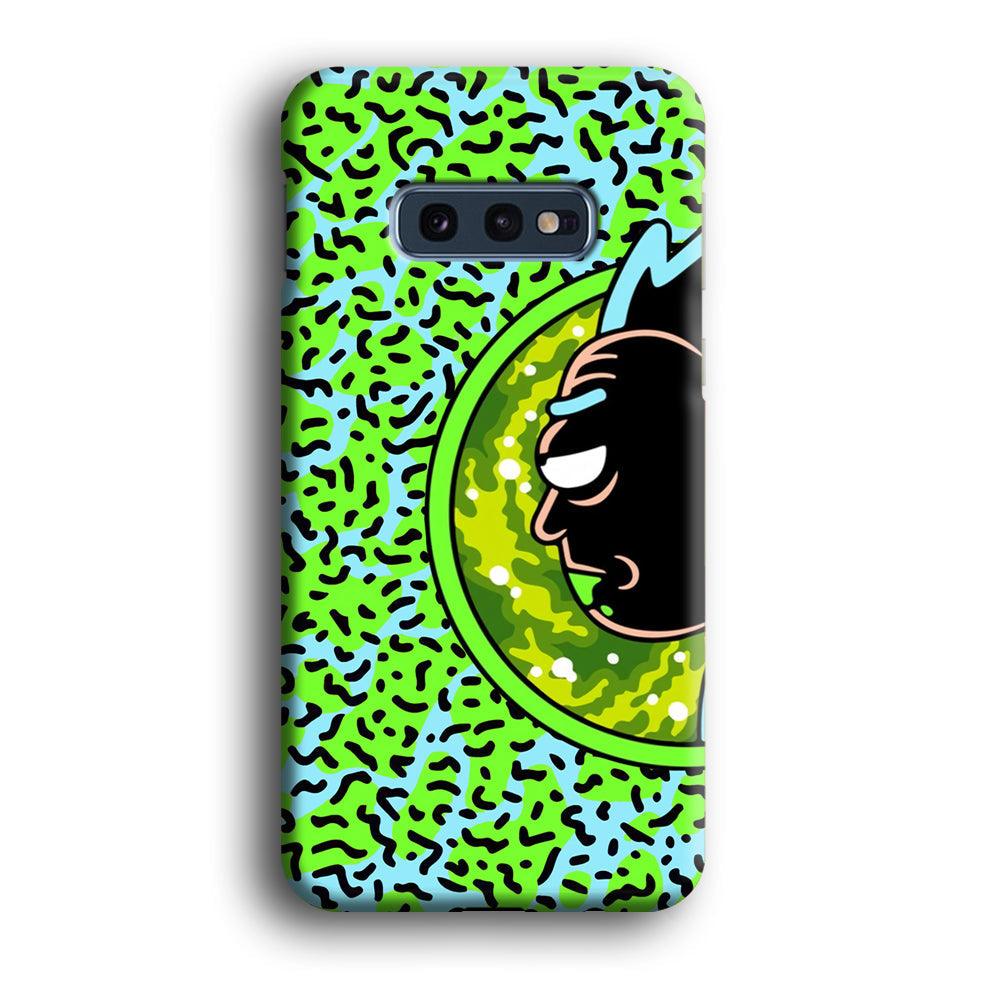 Rick Seriousness Face Samsung Galaxy S10E Case-Oxvistore