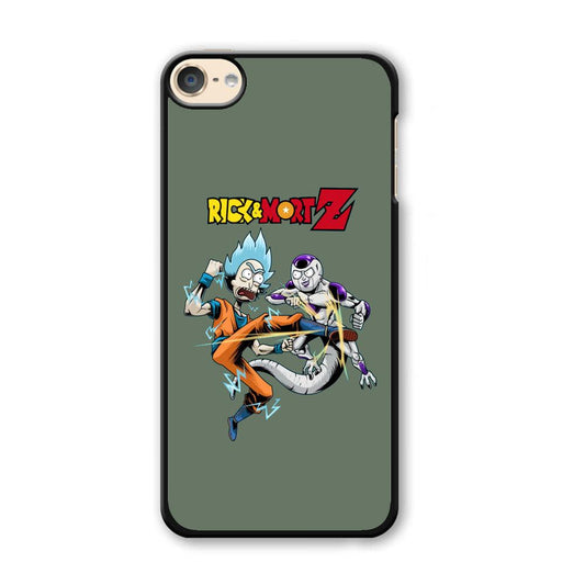 Rick and Morty Z Fight Mode iPod Touch 6 Case-Plastic Black (2D Case)-Oxvistore