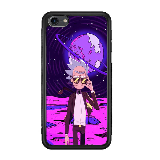 Rick and Morty Agent of Universe iPod Touch 6 Case-Rubber Black (2D Case)-Oxvistore