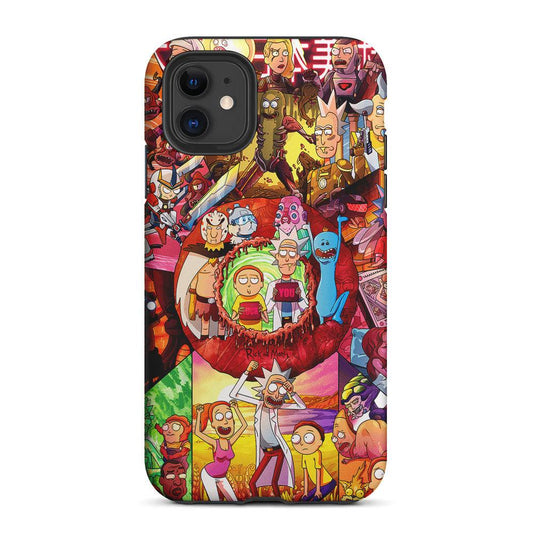 Rick and Morty Best Scene 2 in 1 Tough Phone Case-Oxvistore