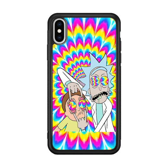 Rick and Morty Hippie Hype iPhone XS Case-Oxvistore