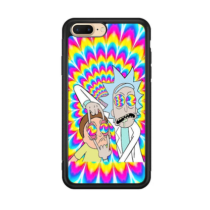 Rick and Morty Hippie Hype iPhone 8 Plus Case-Oxvistore