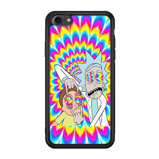 Rick and Morty Hippie Hype iPhone 7 Case-Oxvistore