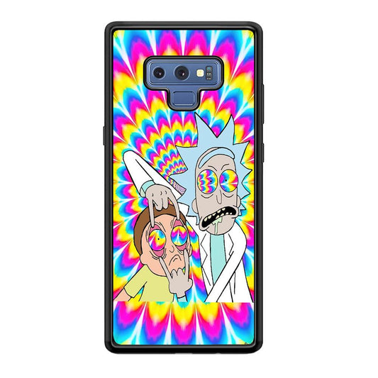 Rick and Morty Hippie Hype Samsung Galaxy Note 9 Case-Oxvistore