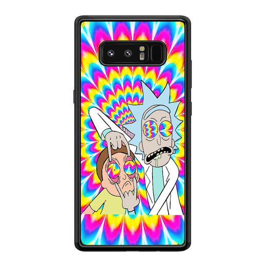 Rick and Morty Hippie Hype Samsung Galaxy Note 8 Case-Oxvistore