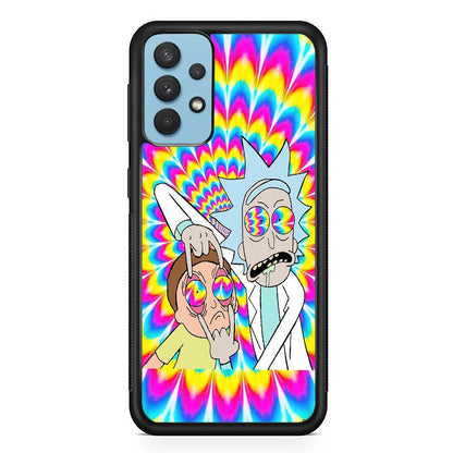 Rick and Morty Hippie Hype Samsung Galaxy A32 Case-Oxvistore