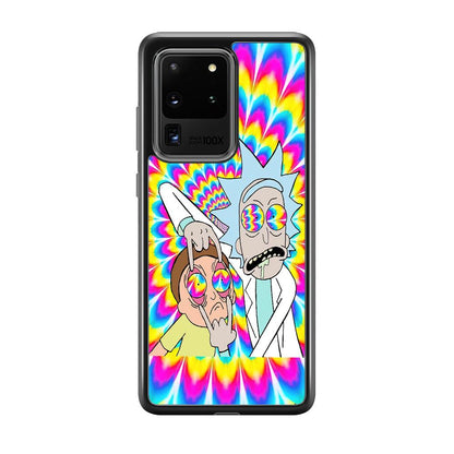 Rick and Morty Hippie Hype Samsung Galaxy S20 Ultra Case-Oxvistore