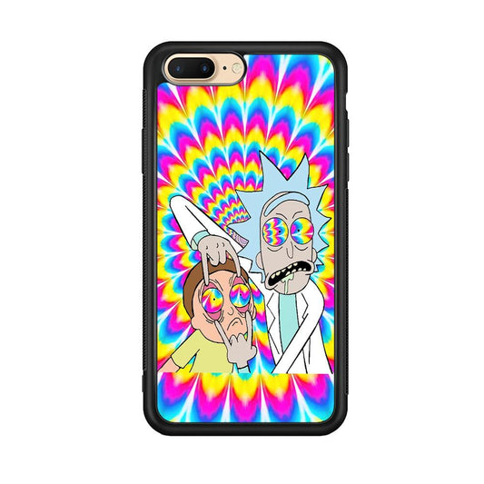 Rick and Morty Hippie Hype iPhone 7 Plus Case-Oxvistore