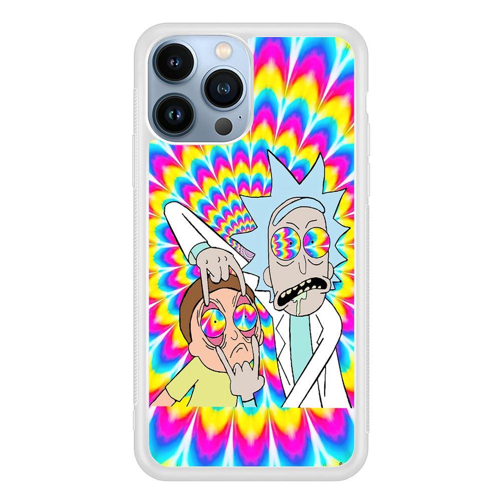 Rick and Morty Hippie Hype iPhone 14 Pro Max Case-Oxvistore