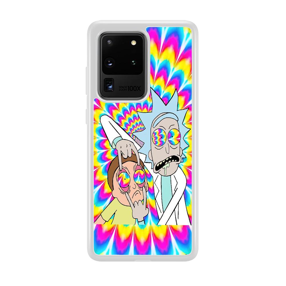 Rick and Morty Hippie Hype Samsung Galaxy S20 Ultra Case-Oxvistore