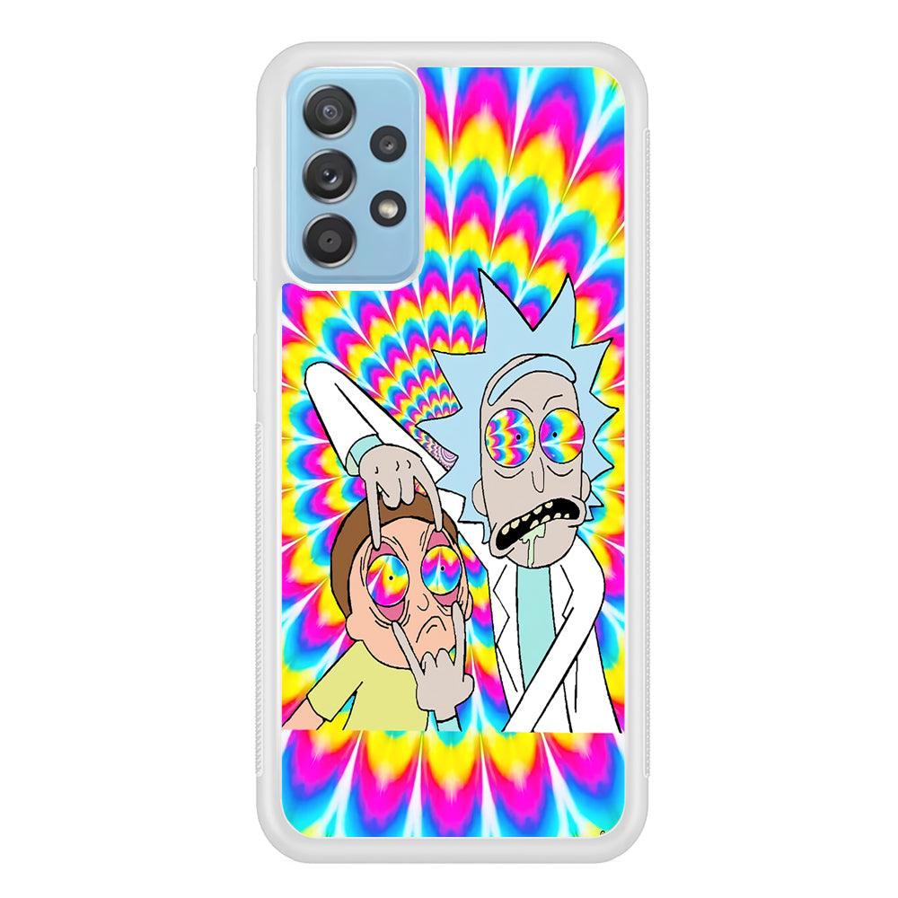 Rick and Morty Hippie Hype Samsung Galaxy A72 Case-Oxvistore