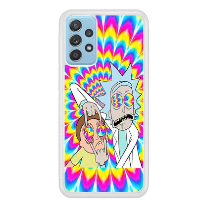 Rick and Morty Hippie Hype Samsung Galaxy A72 Case-Oxvistore