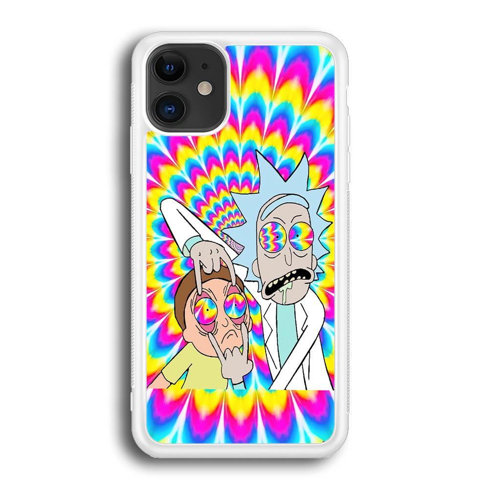 Rick and Morty Hippie Hype iPhone 12 Case-Oxvistore