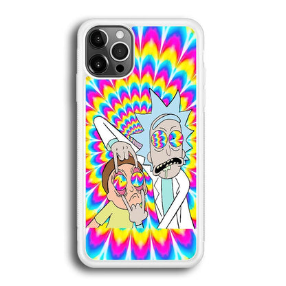 Rick and Morty Hippie Hype iPhone 12 Pro Case-Oxvistore