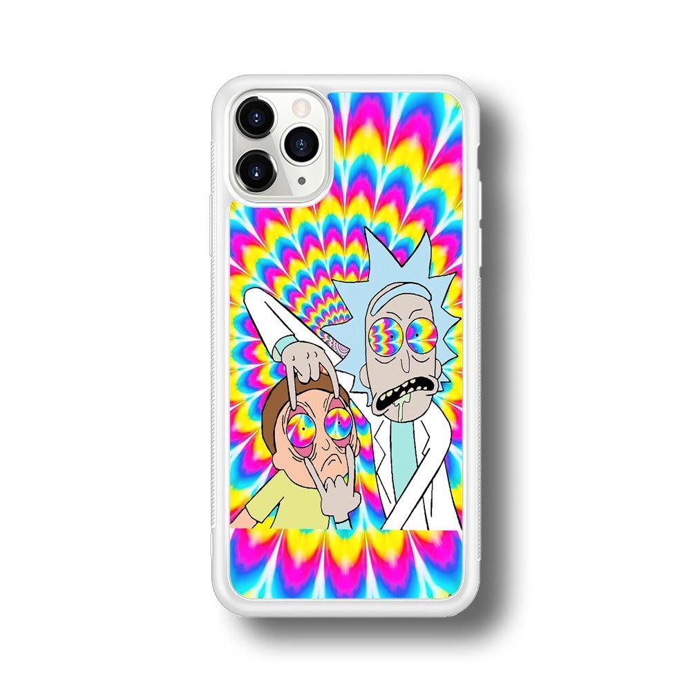 Rick and Morty Hippie Hype iPhone 11 Pro Max Case-Oxvistore