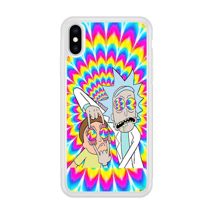 Rick and Morty Hippie Hype iPhone XS Case-Oxvistore