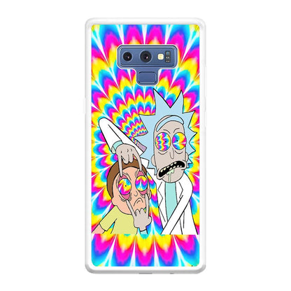 Rick and Morty Hippie Hype Samsung Galaxy Note 9 Case-Oxvistore