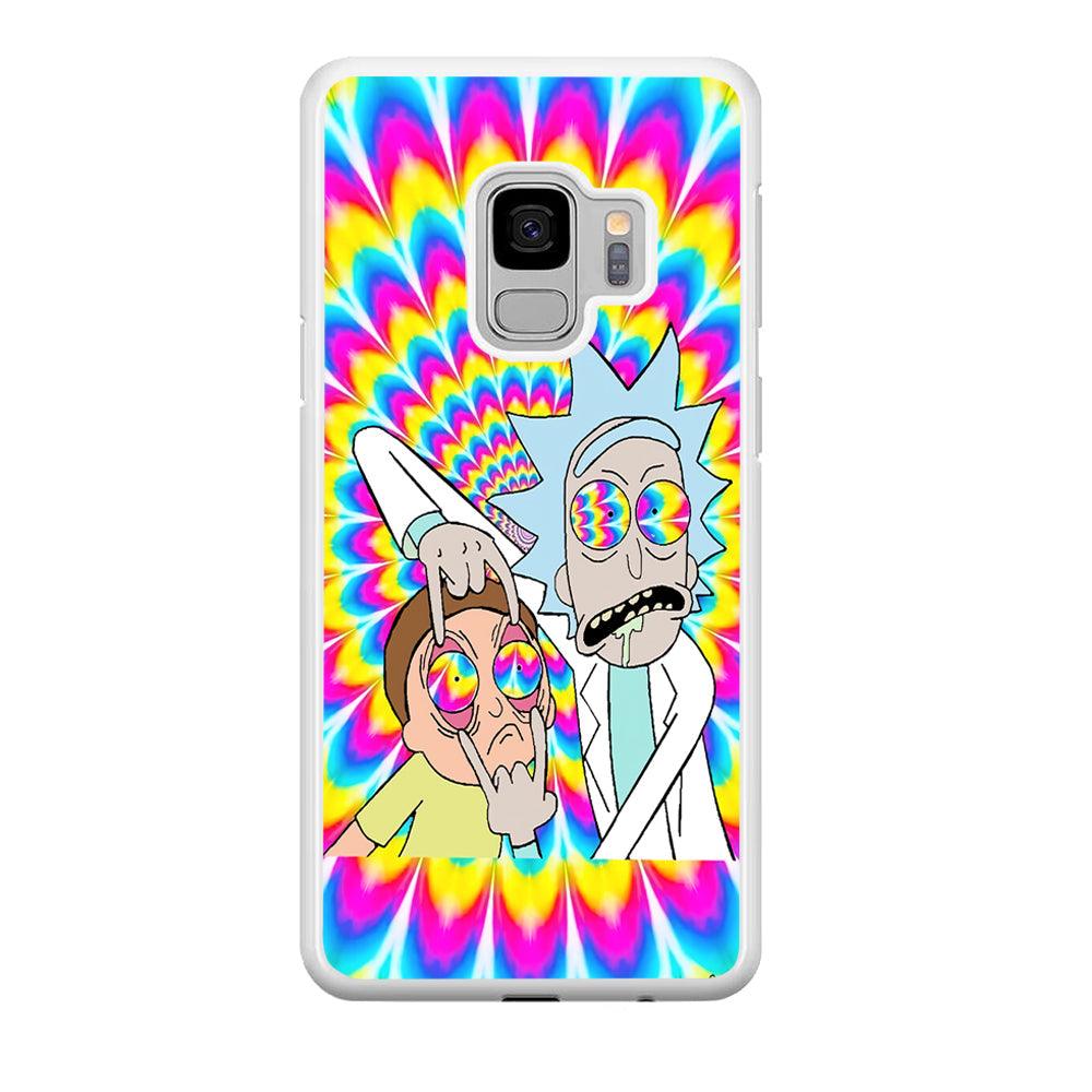 Rick and Morty Hippie Hype Samsung Galaxy S9 Case-Oxvistore