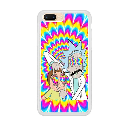 Rick and Morty Hippie Hype iPhone 8 Plus Case-Oxvistore