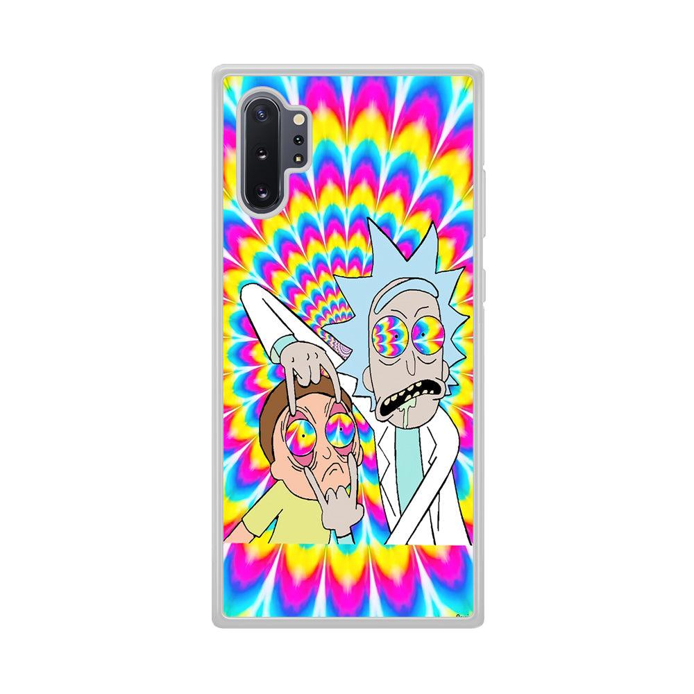 Rick and Morty Hippie Hype Samsung Galaxy Note 10 Plus Case-Oxvistore