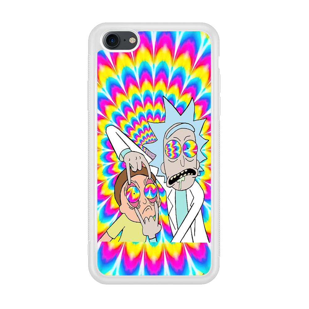 Rick and Morty Hippie Hype iPhone 7 Case-Oxvistore